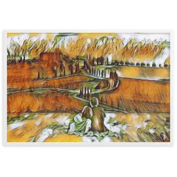 SEEING THE DAWN THROUGH THE DREAM SUPERIOR Framed Poster