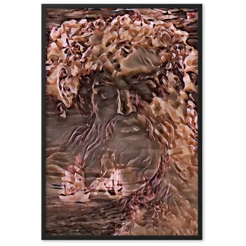 WHEN POSEIDON ASKED THE WAVES TO DANCE TALE Framed Poster