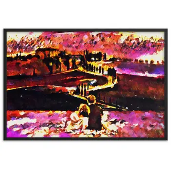 SEEING THE DAWN THROUGH THE DREAM SUPERIOR Framed Poster