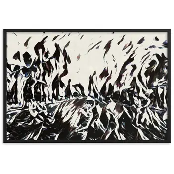 DANCE ME LIKE THE RAIN THAT BURNING OUT THE FIRE AROUND ME Framed Poster