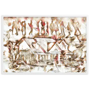 I WAS WAITING FOR YOU IN THE DREAM YOU HAD SEEN Special Edition Framed Poster