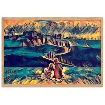 SEEING THE DAWN THROUGH THE DREAM SUPERIOR Framed Poster