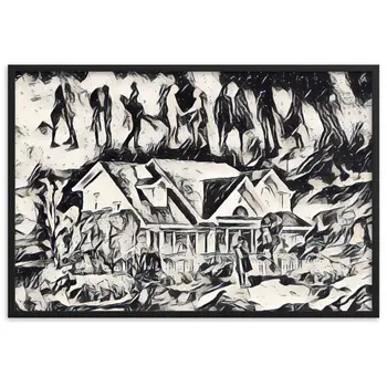 I WAS WAITING FOR YOU IN THE DREAM YOU HAD SEEN Special Edition Framed Poster