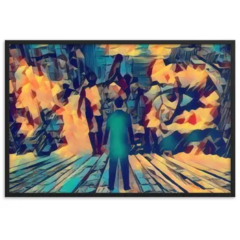 I SAW MY ENTIRE LIFE PASS THROUGH YOUR EYES Superior Framed Poster