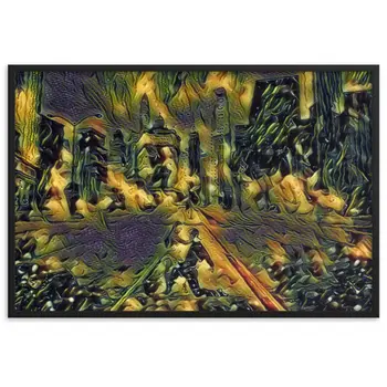 YOU ARE THE RHYTHM THAT STILL DANCES WITHIN ME SUPERIOR Framed Poster