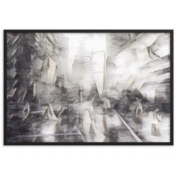 WHEN YOUR KISS WATERED ALL MY SENSES PREMIUM Framed Poster