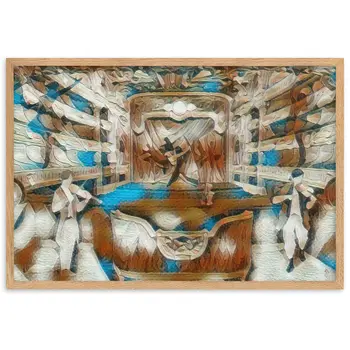 WHEN YOUR SENSES DANCE WITH MY MOMENTS JL.AK Velvet Edition Framed Poster