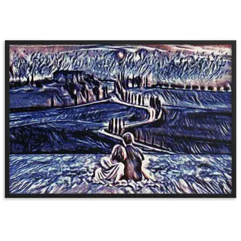 SEEING THE DAWN THROUGH THE DREAM SUPERIOR Framed Poster