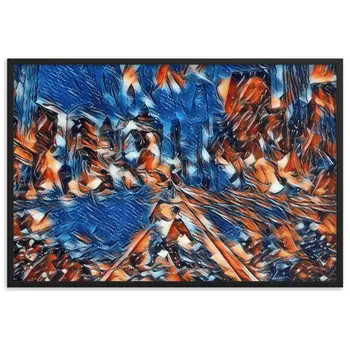 YOU ARE THE RHYTHM THAT STILL DANCES WITHIN ME Velvet Framed Poster