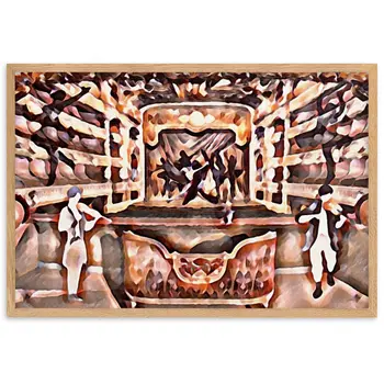 WHEN YOUR SENSES DANCE WITH MY MOMENTS Superior Edition Framed Poster