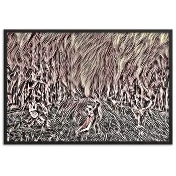 DANCE ME LIKE THE RAIN THAT BURNING OUT THE FIRE AROUND ME Framed Poster