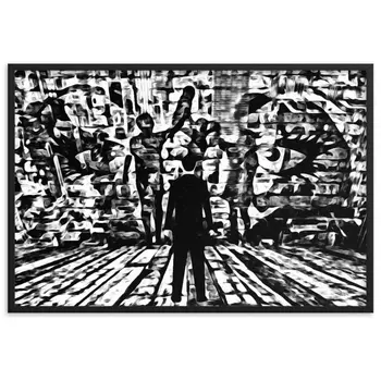 I SAW MY ENTIRE LIFE PASS THROUGH YOUR EYES Special Edition Framed Poster