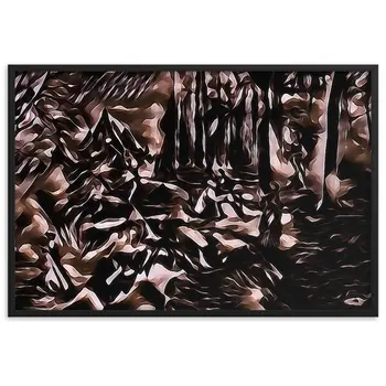 AMONG THE FOUR SEASONS YOU ARE THE FIFTH SENSE TALE Framed Poster