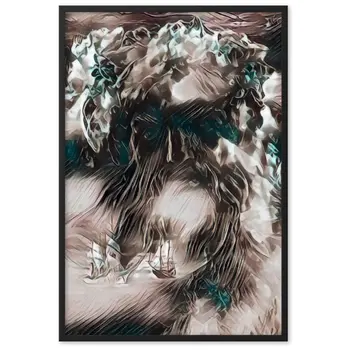 WHEN POSEIDON ASKED THE WAVES TO DANCE PREMIUM Framed Poster
