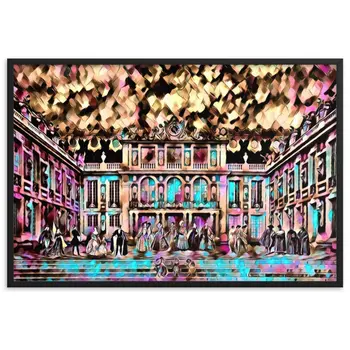 CÉLÉBRATION À LA MAISON DE L'ART V2 Superior Framed Poster