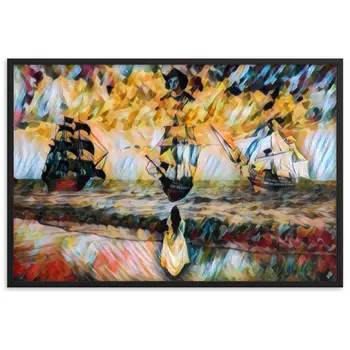 DISCOVER ME AGAIN Premium Framed Poster