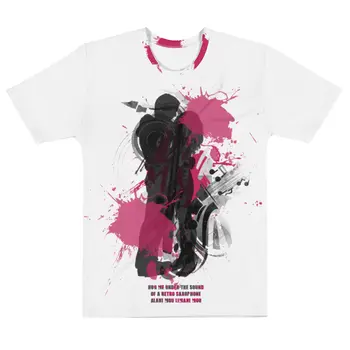 RETRO SAXOPHONΕ Men's t-shirt by Gianneli