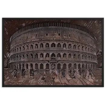 UNA SERATA AL COLOSSEO V2 Superior Framed Poster