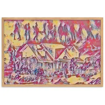 I WAS WAITING FOR YOU IN THE DREAM YOU HAD SEEN Special Edition Framed Poster