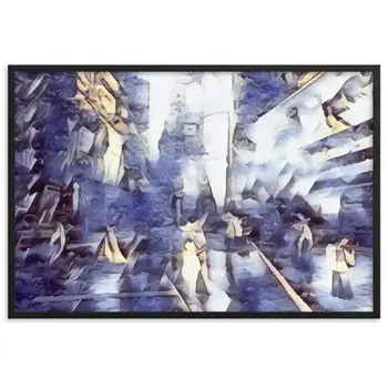 WHEN YOUR KISS WATERED ALL MY SENSES PREMIUM Framed Poster