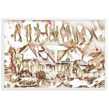 I WAS WAITING FOR YOU IN THE DREAM YOU HAD SEEN Special Edition Framed Poster