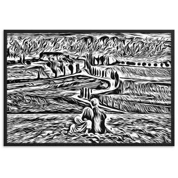 SEEING THE DAWN THROUGH THE DREAM SUPERIOR Framed Poster