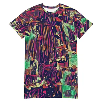 VINTAGE HEART ART T-shirt Dress by Gianneli