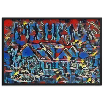 I WAS WAITING FOR YOU IN THE DREAM YOU HAD SEEN Special Edition Framed Poster