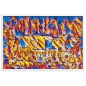 I WAS WAITING FOR YOU IN THE DREAM YOU HAD SEEN Special Edition Framed Poster