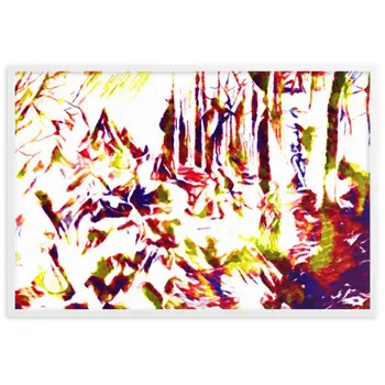 AMONG THE FOUR SEASONS YOU ARE THE FIFTH SENSE Superior Framed Poster