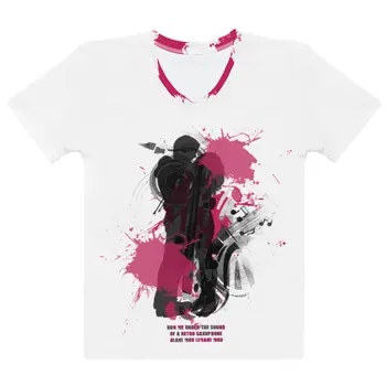 RETRO SAXOPHONΕ Women's T-shirt by Gianneli