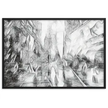 WHEN YOUR KISS WATERED ALL MY SENSES Velvet Edition Framed Poster