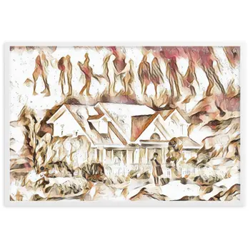 I WAS WAITING FOR YOU IN THE DREAM YOU HAD SEEN Special Edition Framed Poster