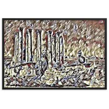 WHEN ALEXANDER THE GREAT ENTERED EPHESUS V2 Superior Framed Poster