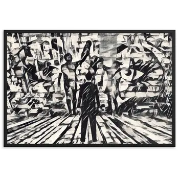 I SAW MY ENTIRE LIFE PASS THROUGH YOUR EYES Special Edition Framed Poster