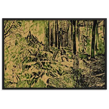 AMONG THE FOUR SEASONS YOU ARE THE FIFTH SENSE UPPER Framed Poster