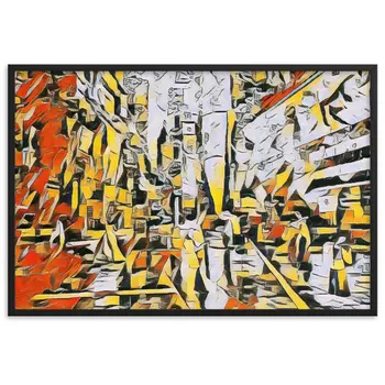 WHEN YOUR KISS WATERED ALL MY SENSES Velvet Edition Framed Poster