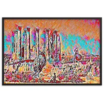 WHEN ALEXANDER THE GREAT ENTERED EPHESUS V2 Superior Framed Poster