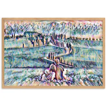 SEEING THE DAWN THROUGH THE DREAM SUPERIOR Framed Poster