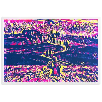 SEEING THE DAWN THROUGH THE DREAM SUPERIOR Framed Poster