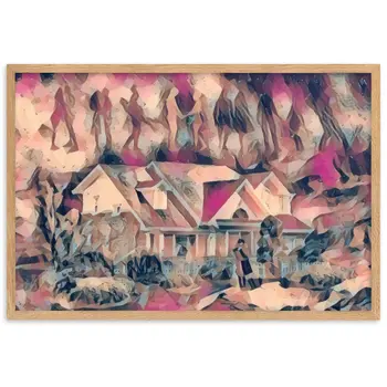 I WAS WAITING FOR YOU IN THE DREAM YOU HAD SEEN Special Edition Framed Poster