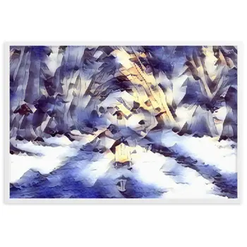 LOVE IS WHEN YOU CAN SEE WITHIN ME A.K PREMIUM Framed Poster