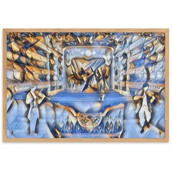 WHEN YOUR SENSES DANCE WITH MY MOMENTS JL.AK Velvet Edition Framed Poster