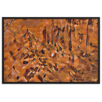 AMONG THE FOUR SEASONS YOU ARE THE FIFTH SENSE TALE Framed Poster