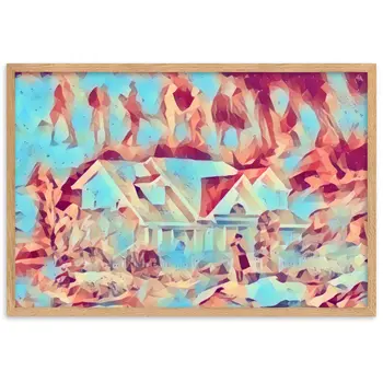 I WAS WAITING FOR YOU IN THE DREAM YOU HAD SEEN Special Edition Framed Poster