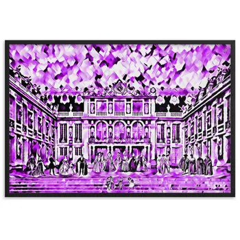 CÉLÉBRATION À LA MAISON DE L'ART V2 Superior Framed Poster