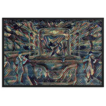 WHEN YOUR SENSES DANCE WITH MY MOMENTS JL.AK PREMIUM Framed Poster