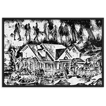 I WAS WAITING FOR YOU IN THE DREAM YOU HAD SEEN Special Edition Framed Poster