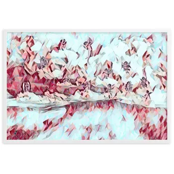 CUPID AND PSYCHE Superior Framed Poster
