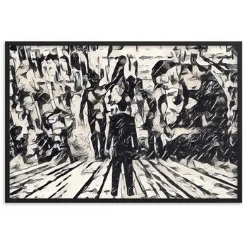 I SAW MY ENTIRE LIFE PASS THROUGH YOUR EYES Special Edition Framed Poster